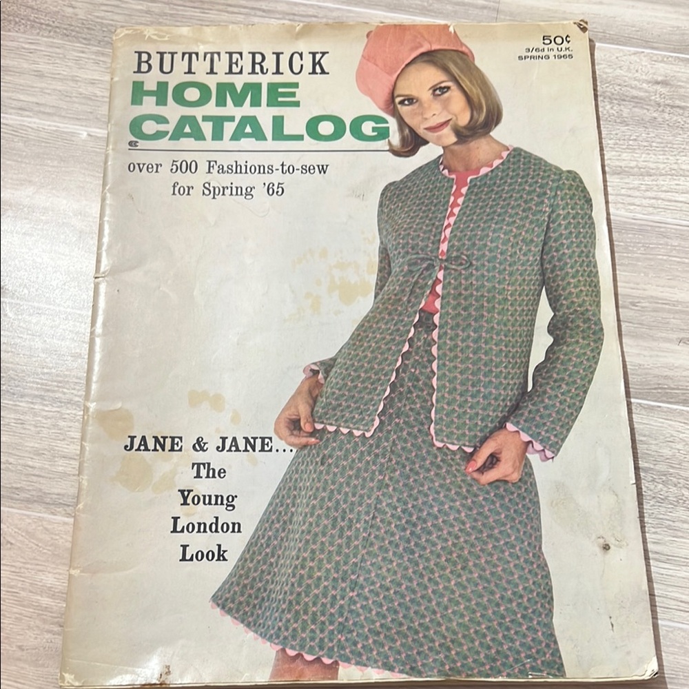 Butterick Home Catalog 500 fashions to sew spring 1965